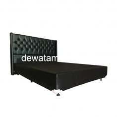 Bed Frame Size 100 - DIVAN NA 008 / Black / White
